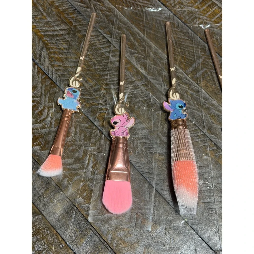Unbranded Makeup Brush Set Kids OS Rose Gold New Stitch Angel 5pc Pouch